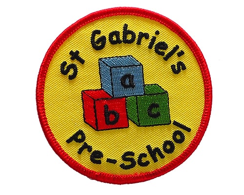 Pre School embroidered badge